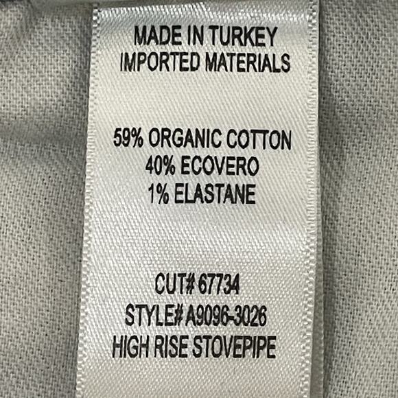 AGOLDE High Rise STOVEPIPE Jeans Women 28 Medium Blue SONG Wash SOFT STRETCH NEW - Picture 9 of 10